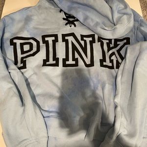 ✨PINK Blue Tie Dye Hoodie With Pockets